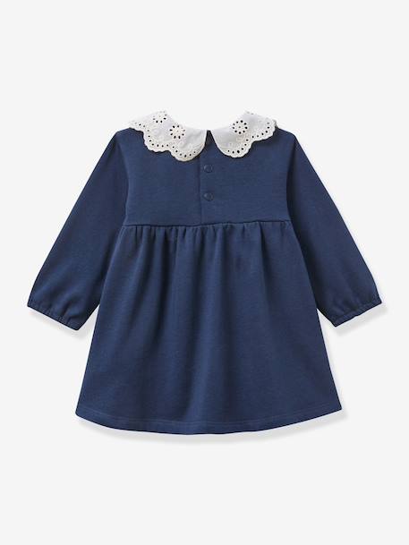 Fleece dress by CYRILLUS navy blue 