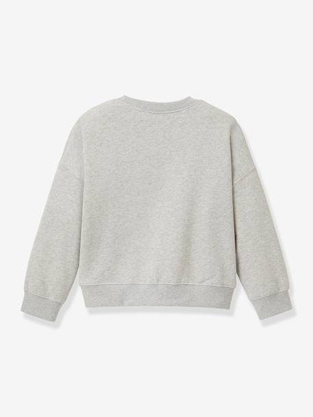 Sweatshirt Cool Team for girls by CYRILLUS grey 