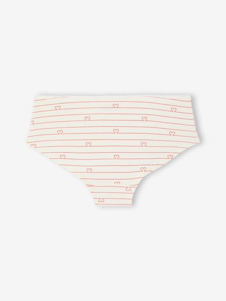 Pack of 7 shorties for girls beige 