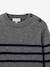 Striped knit jumper by CYRILLUS grey 