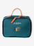 Boy's personalised snack bag in polyester dark green 