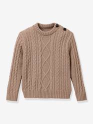 -Cable knit jumper by CYRILLUS 