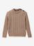 Cable knit jumper by CYRILLUS ecru 