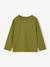 Pack of 3 long-sleeved T-shirts for boys green+royal blue 