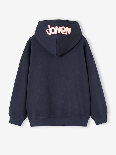 Hooded sweatshirt for boys slate grey 