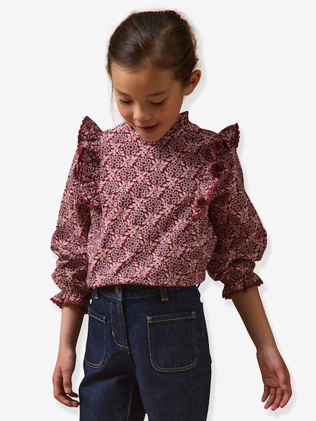 Ophelia blouse by CYRILLUS red 
