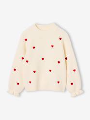 Girls-Long-sleeved round-neck jumper for girls