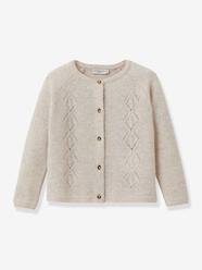 -Cable-knit cardigan by CYRILLUS