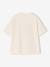 Short-sleeved T-shirt for girls anthracite+ecru 
