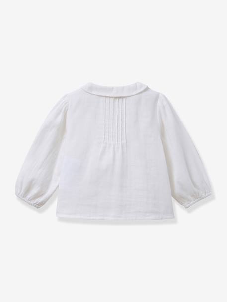 Long-sleeved baby blouse by CYRILLUS ecru 