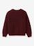 Pearl knit jumper by CYRILLUS bordeaux red 