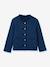 Fleece cardigan by CYRILLUS navy blue 