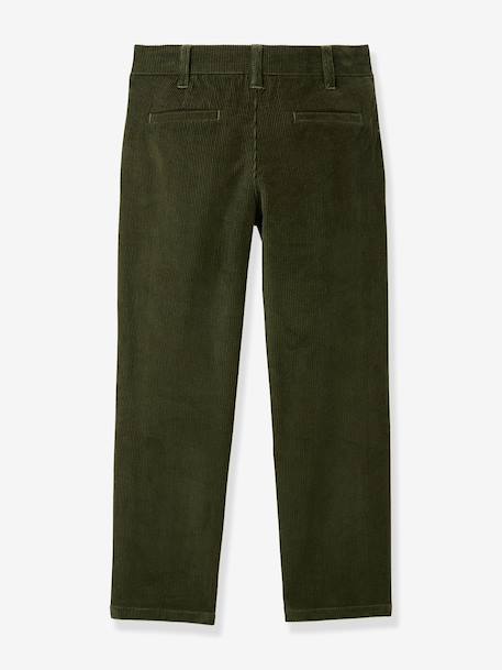 Corduroy chino by CYRILLUS fir green 