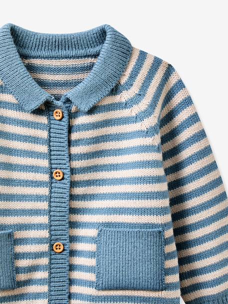 Striped sailor newborn set by CYRILLUS striped blue 