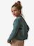 Fleece cardigan by CYRILLUS dark green 