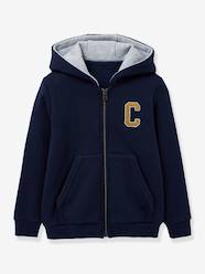 -Plain zip-up cardigan by CYRILLUS 