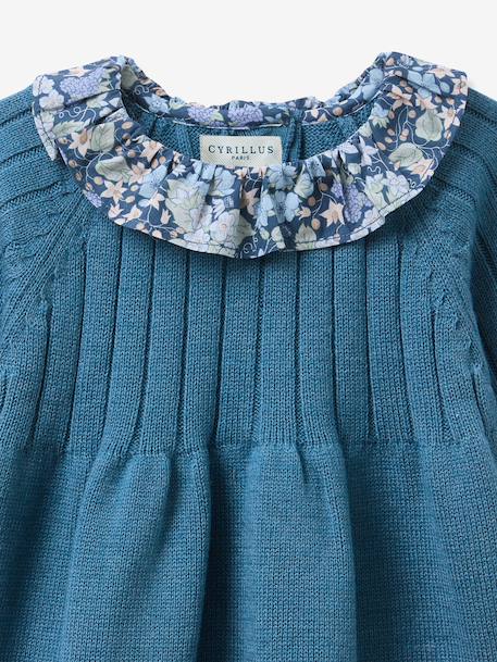 Long knit dress by CYRILLUS blue 