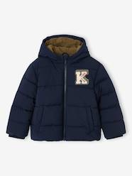 -Hooded puffer jacket for boys