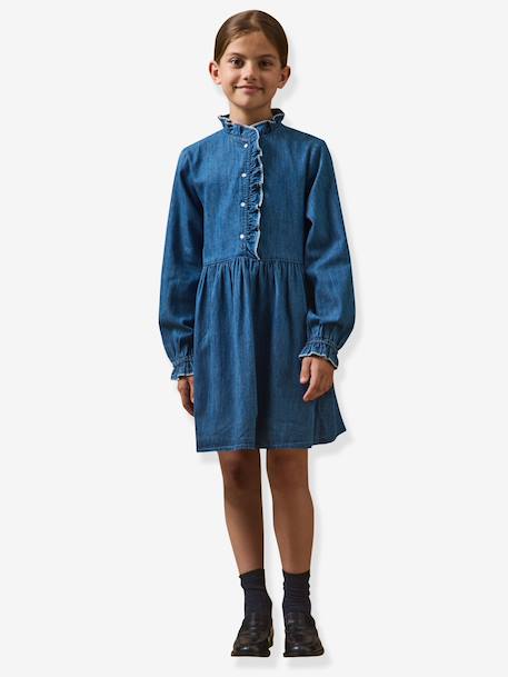 Long-sleeved dress by CYRILLUS stone 