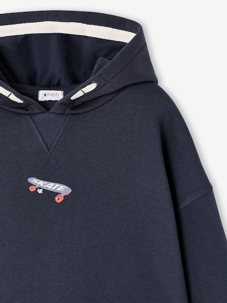 Hooded sweatshirt for boys slate grey 