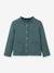 Fleece cardigan by CYRILLUS dark green 