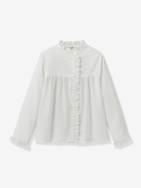 Long-sleeved blouse by CYRILLUS ecru 