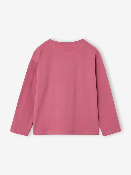 Long-sleeved T-shirt LILO AND STITCH for girls old rose 