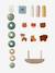 Rounded wooden activity table FSC®100% by HAPPY FOREST ecru 