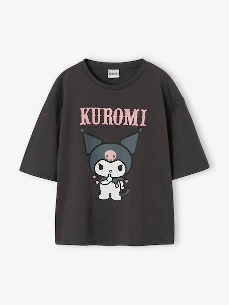 T-shirt for girls by KUROMI anthracite 