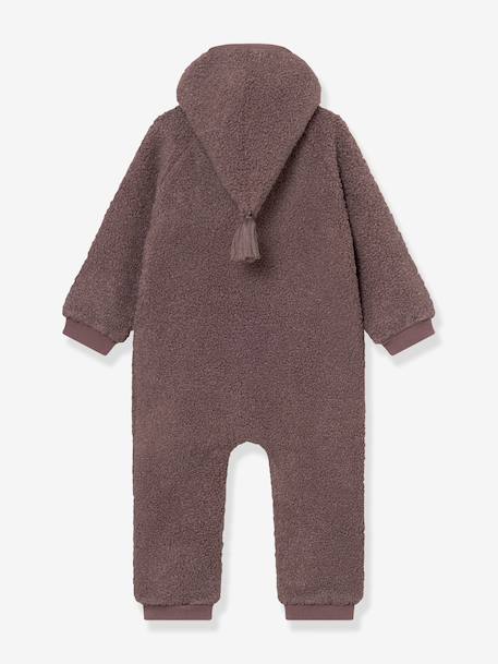 Teddy fleece pramsuit MATADEL Baby MINI A TURE night blue+plum 