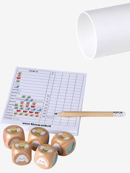 FSC®100%  wooden Yahtzee game wood 