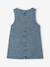 Pinafore dress for girls medium blue 