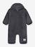 Teddy fleece pramsuit MATADEL Baby MINI A TURE night blue+plum 