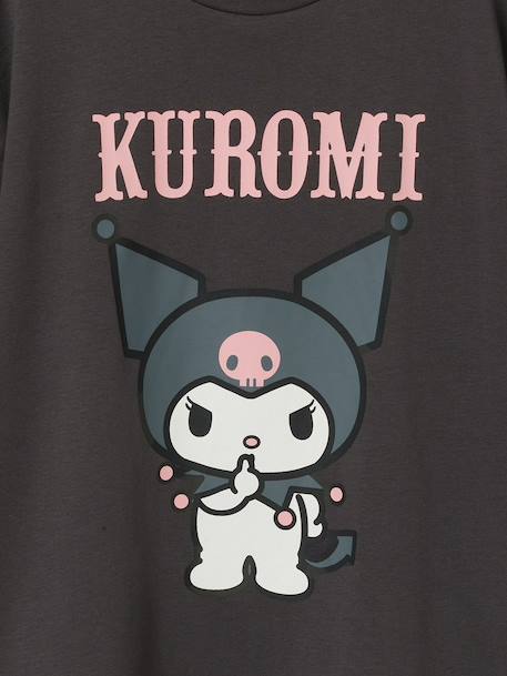 T-shirt for girls by KUROMI anthracite 