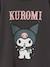 T-shirt for girls by KUROMI anthracite 