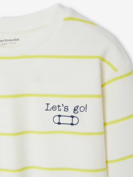Long-sleeved T-shirt for boys white 
