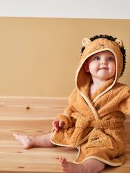 Baby-Bath Capes & Bathrobes-Lion Bathrobe for Baby