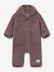 Teddy fleece pramsuit MATADEL Baby MINI A TURE night blue+plum 