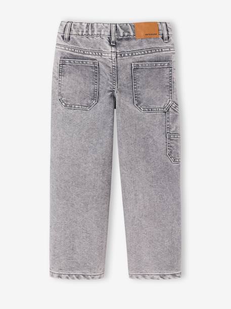 Cargo jeans for boys brut denim+denim grey 