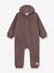 Teddy fleece pramsuit MATADEL Baby MINI A TURE night blue+plum 