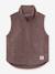 Teddy fleece cardigan for children MATBATTAL MINI A TURE cinnamon+ecru+plum 