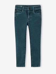 Boys-MEDIUM Hip, MorphologiK Slim Leg Coloured Trousers, for Boys