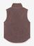 Teddy fleece cardigan for children MATBATTAL MINI A TURE cinnamon+ecru+plum 