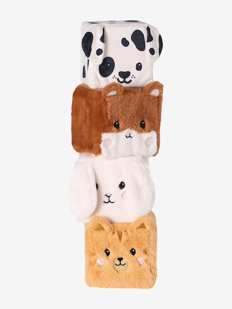 Big Family animal stacking cubes multicoloured 
