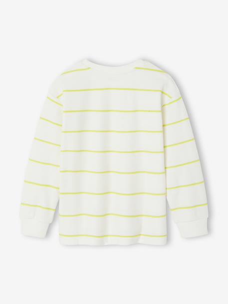 Long-sleeved T-shirt for boys white 