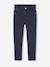 Slim trousers for girls ink blue+mauve 