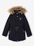 3-in-1 Parka with Hood for Girls black+GREEN DARK SOLID+grey green+khaki+PURPLE MEDIUM SOLID+sage 