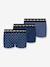 Pack of 3 boxers by DIM blue 