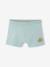 Pack of 5 boxer shorts for boys aqua green 