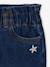 Paperbag trousers for girls deep blue+medium blue 